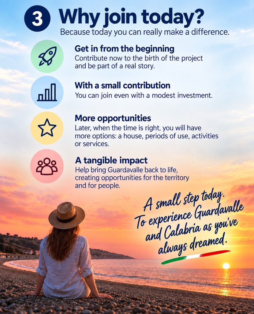 Why join the Guardavalle Project today?