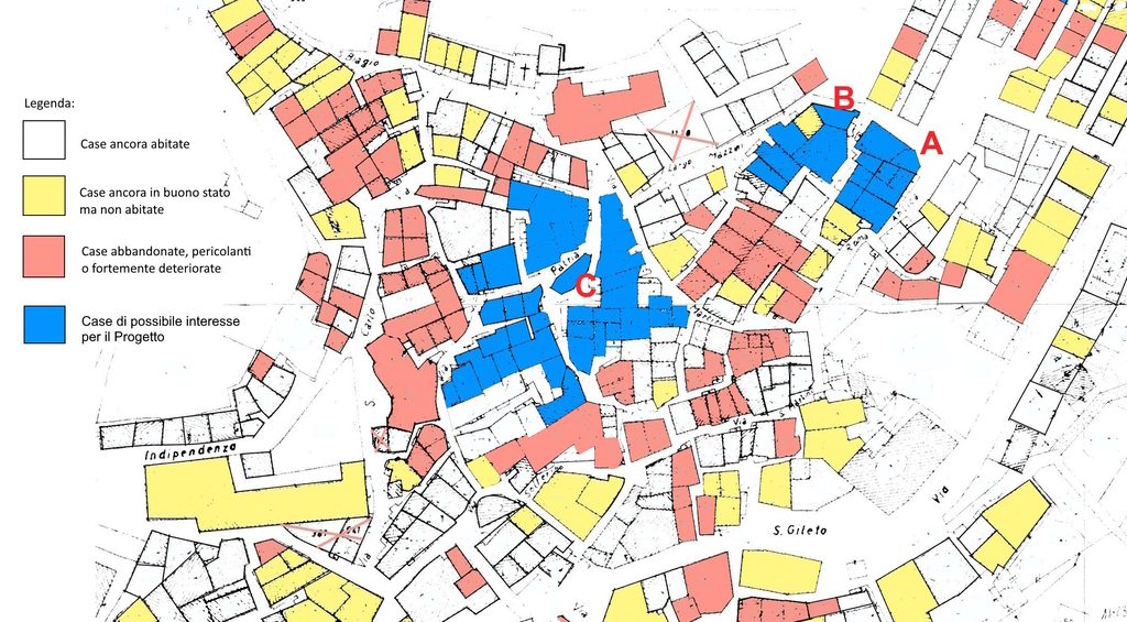 Mappa interventi Progetto Guardavalle