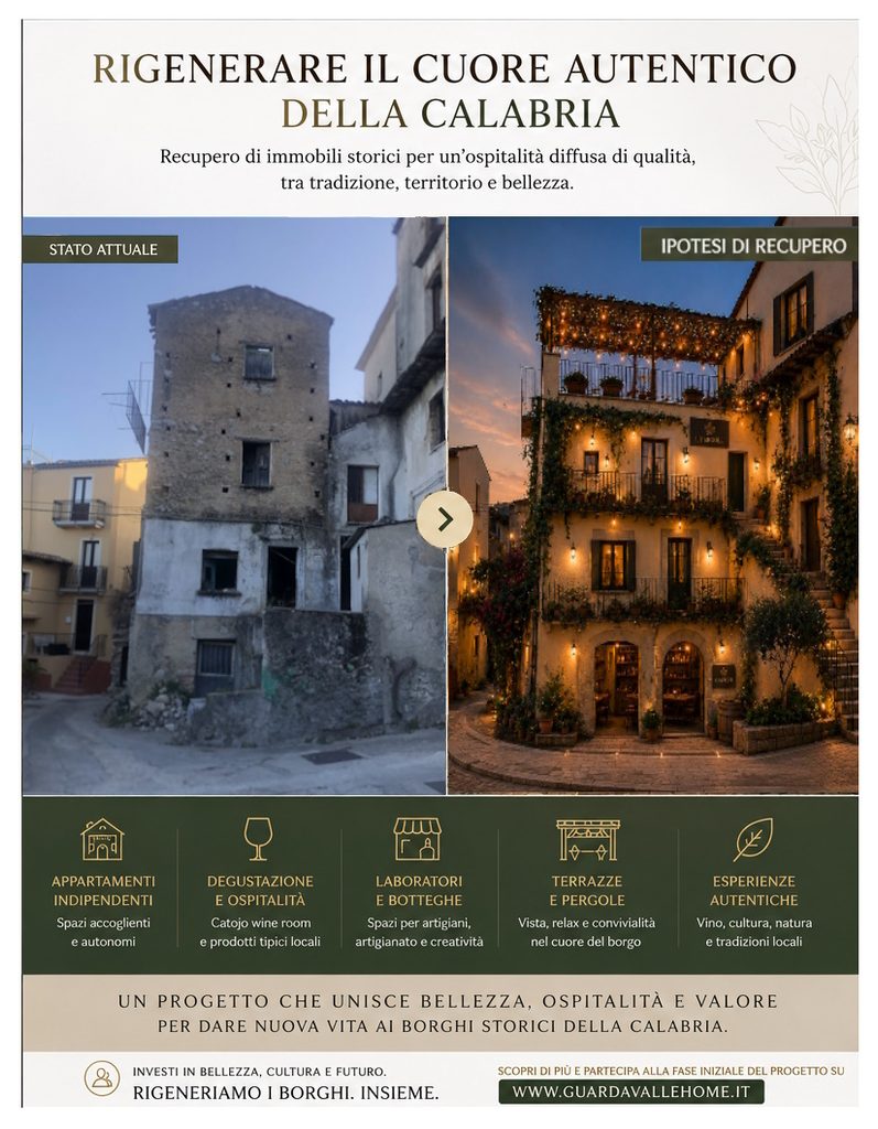 Tavola recupero immobili progetto Guardavalle