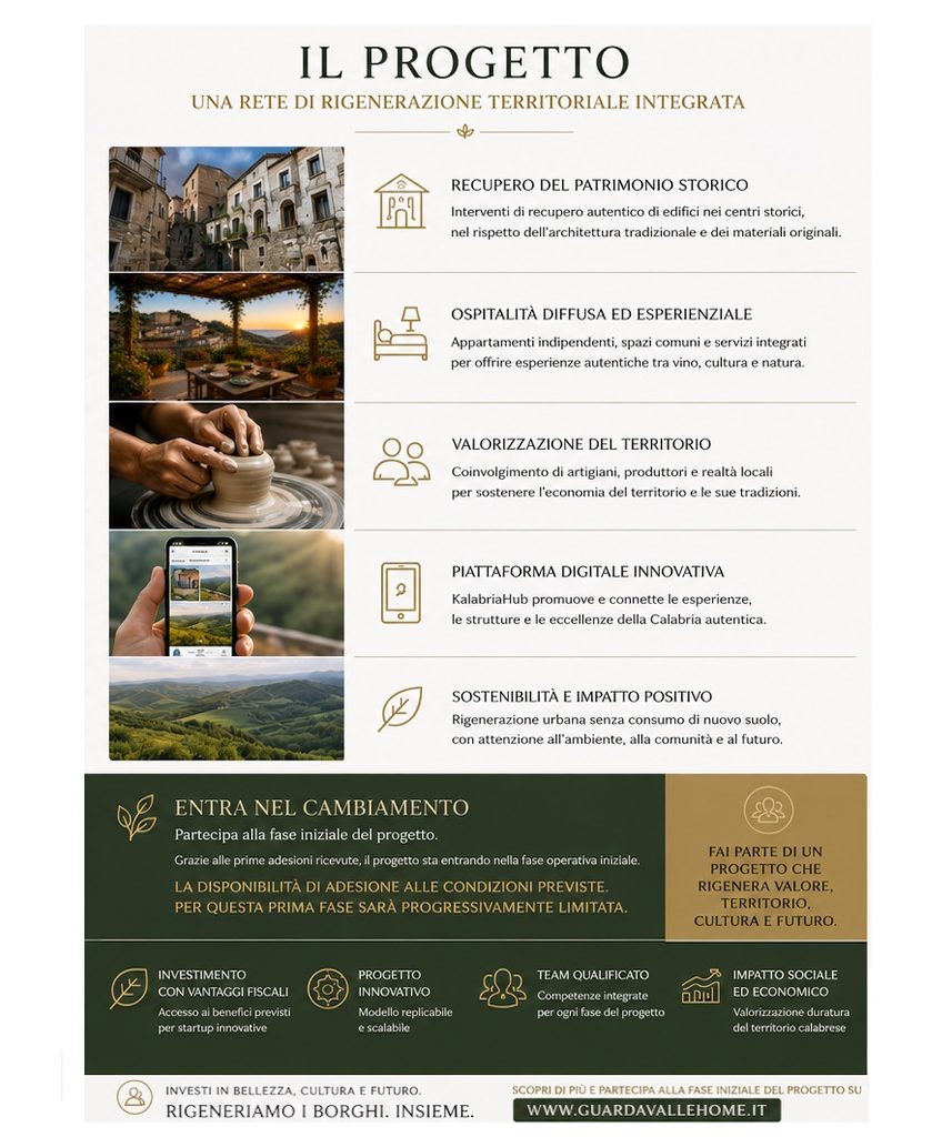 Tavola recupero immobili Progetto Guardavalle