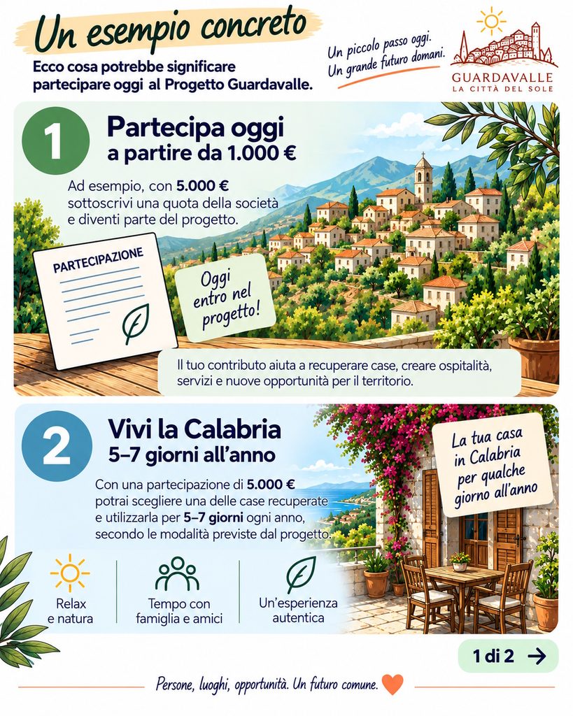 Progetto Guardavalle. Un esempio concreto.